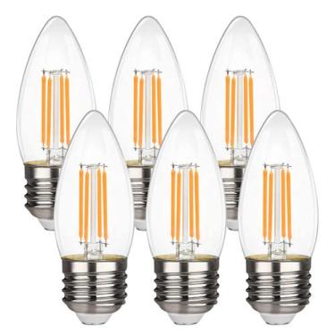 Imagem de Lâmpadas LED de candelabro YIMILITE B11 E26 4,5W (40W Equiv) 2700K