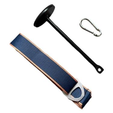 Imagem de Deevoka Alça de treinamento para queda de braço, cabo fortalecedor para mãos e braços, fixação para máquina, pulseira, Laranja Azul