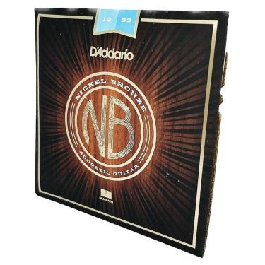 Imagem de Encordoamento Violão Aço 12-53 Daddario Nickel Bronze Nb1253