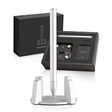 Imagem de novium Hoverpen Classic – Caneta esferográfica de luxo para homens e mulheres, caneta esferográfica executiva vertical com tinta e refil de fluxo livre, presentes exclusivos para homens