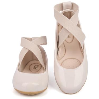 Imagem de Genérico, Sapatilha Infantil Menina Fashion Festa Bailarina com elástico Tamanho:21;Cor:Off White