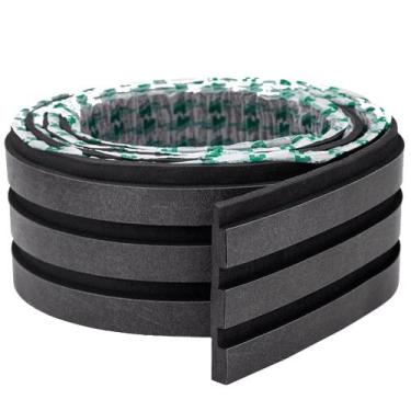 Imagem de Painel Ripado Autocolante de EVA 2,5 Metros Urban Black - RPDOL 15 - M