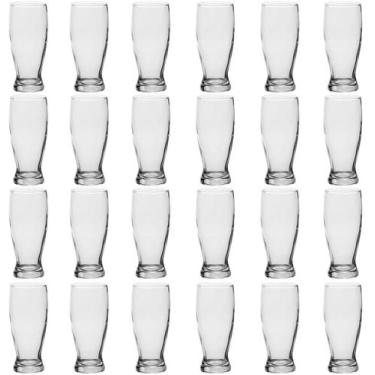 Imagem de Jogo de Copos de Vidro 24 peças Tulipa Chopp Cerveja 325ml - 123 Útil
