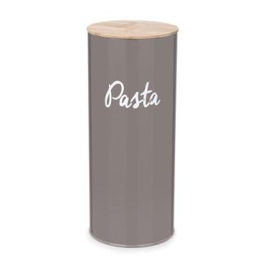 Imagem de Pote canister c/ tampa hermético bambu p/ massas warm gray - brinox