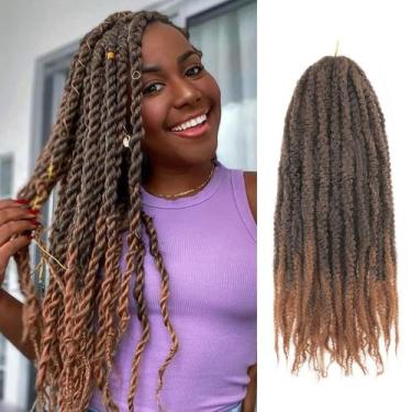Imagem de Marley Twist Braiding Hair Vustbeauty 18 polegadas, 8 pacotes T30