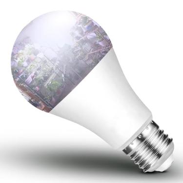 Imagem de Lâmpadas de cultivo de espectro total 9W E26 A19 Lâmpada de cultivo de plantas solares equivalente a 100 W com LEDs azuis vermelhos de 5000K para cultivo de plantas pequenas em ambientes internos