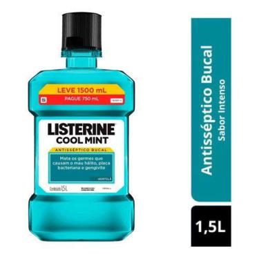 Imagem de Enxaguante e antiseptico Bucal Listerine 1.5 Litros COOL MINT - J&J