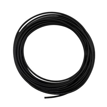 Imagem de Tubo EVA de grau alimentício de 3/4/5/6,3 mm – Mangueira preta/vermelha de 12 m para fabricação de cerveja, jardim, bar, cerveja caseira – Tubo flexível de camada dupla(6.3mmx9.5mm black)