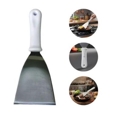 Imagem de Espátula Reta 5'' Inox 23,5cm Hamburguer Carnes e Grelhados - XPERT