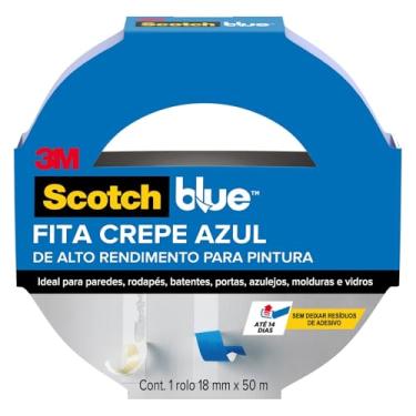 Imagem de Scotch, 3M, Bluetape, Fita Crepe Profissional - 18 mm x 50 m