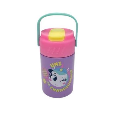 Imagem de Garrafa Térmica com Canudo Unicórnio Tênis Puket