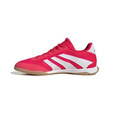 Imagem de Chuteira Adidas Futsal Predator League Vermelho Coral e Branco - Masculino - 42 - Vermelho