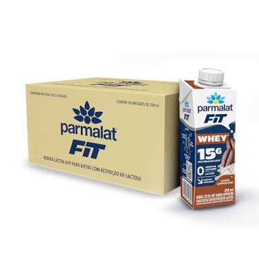 Imagem de Parmalat Fit Bebida Proteica Cappuccino 15g de Proteína 250mL – 18 Unidades