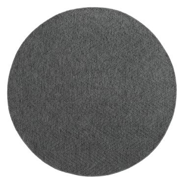 Imagem de TOWN & COUNTRY BASICS Tapete de área lavável Everwash® sólido texturizado espinha de peixe Pax, pelo baixo, suporte antiderrapante, tapete fácil de limpar para animais de estimação e família, preto,