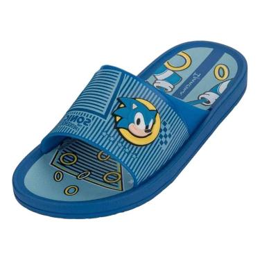 Imagem de Chinelo Slide Dia a Dia Infantil Menino Sonic Ipanema Kids