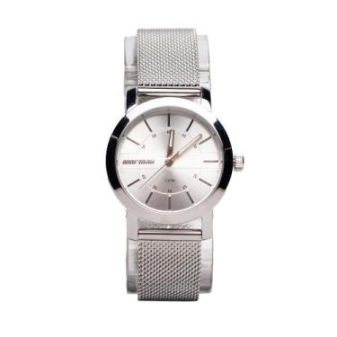 Imagem de Relógio Feminino Mormaii Analógico MO2036KC1K Prata - TECHNOS, Prata, 