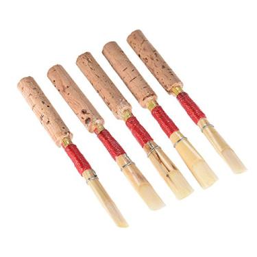 Imagem de Generic Palhetas para Clarinete Bb, 5 Peças, Palhetas de oboé Com Caixa de Plástico, Palhetas Tradicionais para Clarinete Iniciante e Tocador