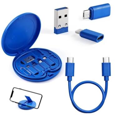 Imagem de Caixa de armazenamento de gerenciamento de cabos com cabo de carregamento e suporte de cartão, estojo organizador de cabos de mesa para uso em casa, escritório