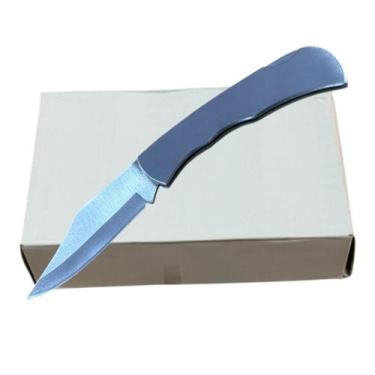 Imagem de Caixa com 12 Canivetes Tipo Zebu Inox 420  Trava de Segurança e Clipe 