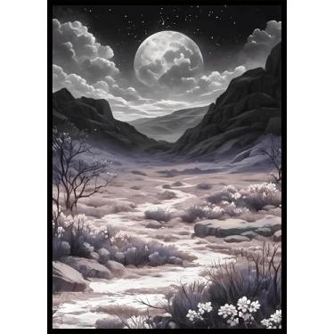 Imagem de MTG Card Sleeves - Scrubland(White Black) - Fantasy Dual Lands Series - Ultra Clear Front & Matte Finish Back, 100 Count Standard Size TCG Art Sleeves for Magic The Gathering