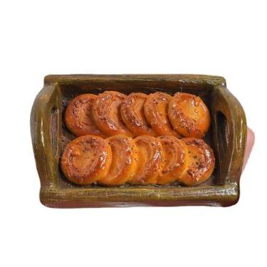 Imagem de Pão de resina 3D com ímã de geladeira, design grande realista, 85g - y