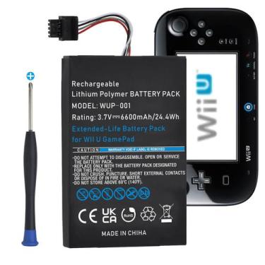 Imagem de Bateria Pickle Power WUP-001 6600mAh Wii U recarregável