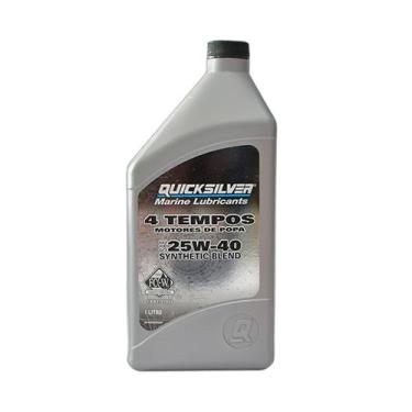 Imagem de Óleo Motores de Popa 4 Tempos Quicksilver 25W40 1 Litro - Mercury