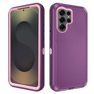 Imagem de Asuwish Capa de celular para Samsung Galaxy S25 Ultra 5G Capa de celular híbrida robusta à prova de choque rígida protetora à prova de quedas acessórios móveis de corpo inteiro resistente S25Ultra