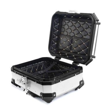 Imagem de Baú Moto Traseiro 22 Litros Aluminio Tronos