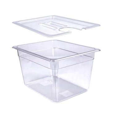 Imagem de WELKOR Recipiente Sous Vide de 12 litros com tampa, panelas sous vide compatíveis com Anova, Joule, Nano, Wancle, perfeito para frango, carne, festas e profissionais (12 litros sem racks)