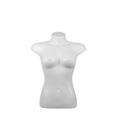 Imagem de Busto Feminino Expositor Manequim Branco