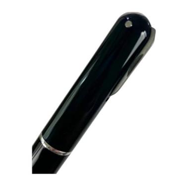 Imagem de Saca-Rolhas, Preto, Corpo em Plástico ABS e Agulha em Aço Inox, 20cm x 2cm, com Lâmina Retrátil para Corte de Lacre, Compatível com Rolhas até 44mm