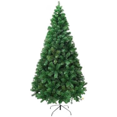 Imagem de Árvore de Natal super exuberante, decoração natalina grande e luxuosa, árvore de Natal verde com base(1,50 Metros e 550 galhos)