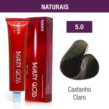 Imagem de Coloração Tintura Profissional Live Life Color 60g, 5.0 Castanho claro