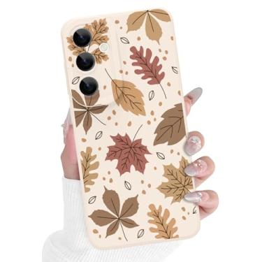 Imagem de KANGHAR Capa para Samsung Galaxy S24 Fe com protetor de tela, design bonito de folha de bordo estética, capa de telefone TPU flexível e macia para mulheres e meninas, branca