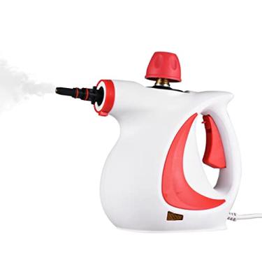 Imagem de Matybobe Limpador a vapor portátil 1050W máquina de limpeza a vapor pressurizado de alta temperatura com 9 peças acessório vaporizador multifuncional portátil para cozinha, sofá, banheiro, janela de