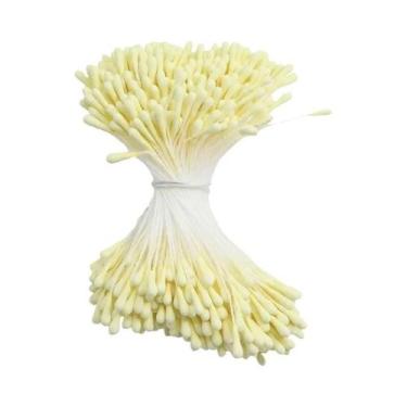 Imagem de Estame De Flor Artificial Mini Pérola De 2mm 400pcs Múltiplas Opções P