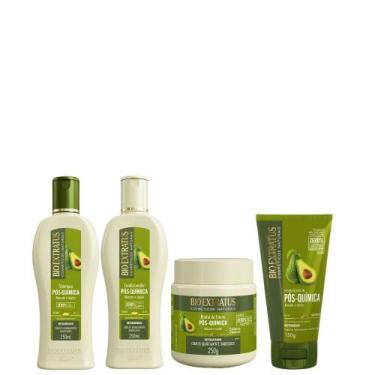 Imagem de Kit Shamp, Cond, Masc, Final Pós Química 250ml Bio Extratus