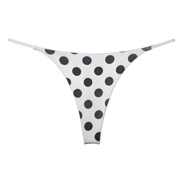 Imagem de Tanga Fio Dental G-String Sexy Sem Costura Cintura Baixa calcinha boli