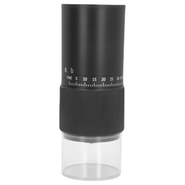 Imagem de Jiawu Moedor de Grãos de café Ajustável Portátil, Carregamento Usb, Rebarba Cônica de Cerâmica para Casa, Viagem, Acampamento, Escritório, Material Abs
