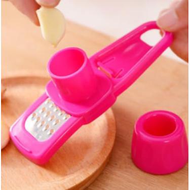 Imagem de Espremedor de alho manual multifuncional para cozinha doméstica, triturador de gengibre e cravo, ferramenta fácil de usar para preparação de especiarias picadas
