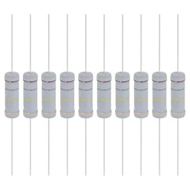 Imagem de YOKIVE 10 unidades de resistores de filme de óxido metálico de 180K Ohm 5 Watts, 5% de chumbo axial de resistor de tolerância | À prova de chamas para circuitos eletrônicos DIY, projetos de áudio e
