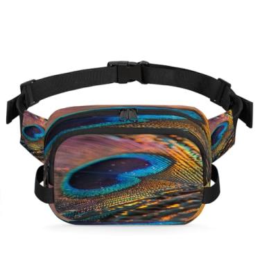 Imagem de Pochete Boho étnica asteca retrô para mulheres e homens com alça ajustável, bolsa transversal, bolsa de peito, bolsas de bumbum, bolsa de estilingue, Cor 19