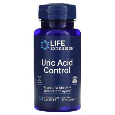 Imagem de Uric Acid Control (90 Vegetarian Capsules) - Life Extension