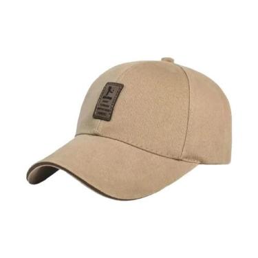 Imagem de Boné De Beisebol Unissex Ajustável De Algodão Com Fecho Snapback, Cor 