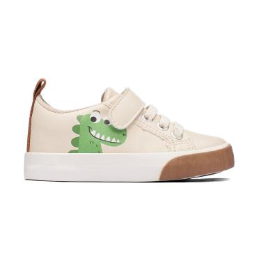 Imagem de Tênis Happy Bebê Velcro Elástico Bege Antiderrapante-Masculino