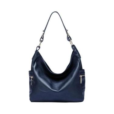 Imagem de Bolsa Hobo Feminina De Couro Grande Capacidade Zency Bolsa De Ombro De