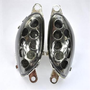 Imagem de Capa de luz de lente de seta indicadora frontal Arashi para Suzuki Hayabusa GSX1300R Gen 1 1999-2007, peças de acessórios de reposição de motocicleta Lente fumê
