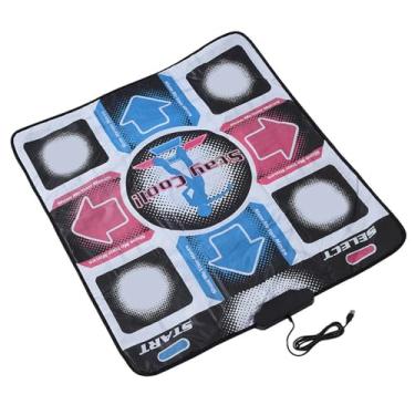 Imagem de Cryfokt Tapete de Jogo de Dança Antiderrapante, Durável e Resistente Ao Desgaste Com Conexão USB para Operacional 7 para Entusiastas de Dança Feito de Material de PVC de