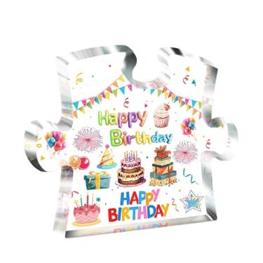 Imagem de Sinais e placas decorativas de acrílico colorido de feliz aniversário, decoração de Ação de Graças e Natal, presente ideal para irmã, amigos, família